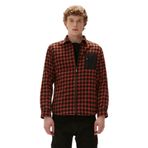 Bad Bear Erkek 220230006 Liam Full-Zip Gömlek, Turuncu, L