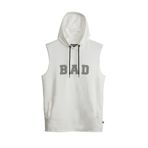 Bad Bear Erkek Bad Net Sleeveless Hoodie Sweatshirt (Kırık Beyaz/S)
