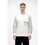 Bad Bear Erkek Baskılı Sweatshirt Deep Crewneck Marshmallow