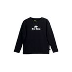 BAD BEAR Erkek Çocuk Sweatshirt, Bisiklet Yaka, Uzun Kol, Siyah, 11-12 Yaş