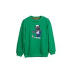 Bad Bear Erkek Çocuk Sweatshirt Yeşil 24.06.12.006, 7-8 Yaş