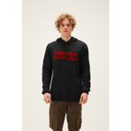 BAD BEAR Erkek FLOG Siyah Kapüşonlu Sweatshirt Hoodie
