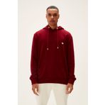 BAD BEAR Erkek LONG STORY Bordo Kapüşonlu Sweatshirt Hoodie