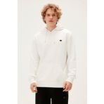 BAD BEAR Erkek LONG STORY Offf-White Kırık Beyaz Kapüşonlu Sweatshirt Hoodie