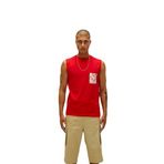 Bad Bear Erkek Parlak Kırmızı Atlet Flag Tank-Top