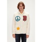 Bad Bear Erkek Peluş Polar Erkek Beyaz Gömlek Polar BEYAZ-23.02.29.003-BEYAZ - 2XL