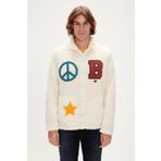 Bad Bear Erkek Peluş Polar Erkek Beyaz Gömlek Polar Beyaz- 23.02.29.003-Beyaz