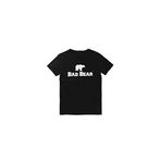 Bad Bear Erkek Siyah Baskılı Bisiklet Yaka Tişört, 5XL