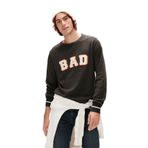 BAD BEAR Erkek Sweatshirt, Bisiklet Yaka, Uzun Kol, Raven, L Beden