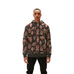 BAD BEAR Erkek Totem Füme Kapüşonlu Sweatshirt Hoodie