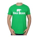 Bad Bear Erkek Yeşil Baskılı Bisiklet Yaka Tişört, L, 190107002-GRN
