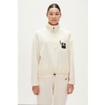 Bad Bear Eva Half-Zip Marshmallow Beyaz Yarım Fermuarlu Kadın Polar Sweatshirt