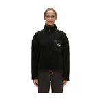 Bad Bear Eva Half-Zip Siyah Yarım Fermuarlu Kadın Polar Sweatshirt