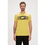 Bad Bear Fancy Sarı Baskılı Erkek Tişört