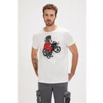 Bad Bear Fave T-Shırt Off-Whıte Erkek Tisort Beyaz S-Xxl