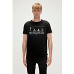 Bad Bear Feel You T-Shirt Siyah Baskılı Erkek Tişört