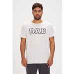 Bad Bear Felt Beyaz Baskılı Erkek Tişört