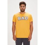 Bad Bear Felt Sarı Baskılı Erkek Tişört - 2XL