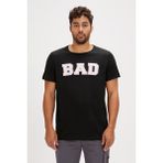 Bad Bear Felt Siyah Baskılı Erkek Tişört - 2XL