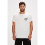 Bad Bear Focus Beyaz Baskılı Erkek T-shirt