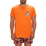 Bad Bear Francis Turuncu Baskılı Erkek T-shirt