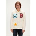 Bad Bear Freedom Plush Marshmallow Beyaz Erkek Sweatshirt - 2XL
