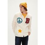 Bad Bear Freedom Plush Marshmallow Beyaz Erkek Sweatshirt