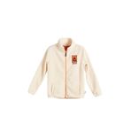 Bad Bear Fun Full-Zip Kids Marshmallow Beyaz Fermuarlı Çocuk Polar Sweatshirt