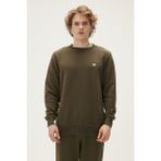 Bad Bear Geofox Crewneck Haki Sweatshirt Düz Desenli Erkekler İçin Konforlu Günlük Giyim - XL