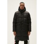 Bad Bear Goose Tail Puffer Siyah Erkek Kapüşonlu Uzun Mont