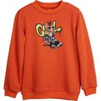Bad Bear Javed Turuncu Çocuk Baskılı Sweatshirt