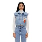 Bad Bear Joanne Blue Kadın Denim Yelek, M