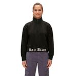 BAD BEAR Kadın Fermuarlı Sweatshirt, Siyah, S Beden