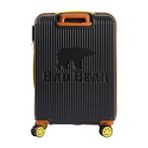 Bad Bear Logo Siyah Orta Boy Tekerlekli Valiz 64 lt Siyah ABS Malzeme ile Dayanıklı ve Şifreli Kilitli