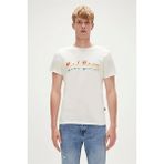 Bad Bear Manuscript T-Shirt Off-White Beyaz Baskılı Erkek Tişört - XL