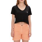 Bad Bear Menas Siyah V Yaka Kadın T-shirt