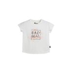 Bad Bear Miracle Baskılı Kız Çocuk Tişört,Beyaz 46002