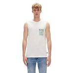 Bad Bear Monstera Tank-Top Off-White Beyaz Desenli Erkek Atlet