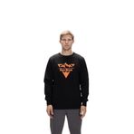 Bad Bear Mountain SiYah Crewneck Erkek Baskılı Sweatshirt,Siyah Xl