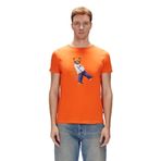 Bad Bear Nash Turuncu Erkek Baskılı Tişört - XL
