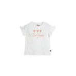 Bad Bear Pixie Baskılı Kız Çocuk Tişört,Beyaz 45876