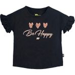 Bad Bear Pixie Siyah Baskılı Kız Çocuk Tişört - 9 - 10 Yaş