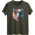 Bad Bear Polygon Bear Haki Erkek Tişört