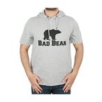 Bad Bear Practice Sleeveless Erkek Gri Kapüşonlu Sweatshirt, XL, 210130014-GRY