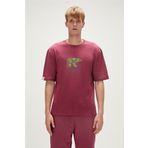 Bad Bear Re-Finger Recycle Bordo T-Shirt Baskılı Erkek Tişört