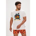 Bad Bear Ricardo Beyaz Baskılı Erkek Tişört - M