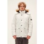 Bad Bear Rock Rabbit Off-white Beyaz Erkek Kapüşonlu Mont