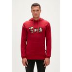 Bad Bear Royalty Hoodie Maroon Bordo Kapüşonlu Erkek Sweatshirt - XL