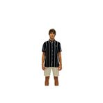 Bad Bear Sergio Shirt Gömlek Çizgili Beden, M, 21.01.30.015, Siyah, Erkek