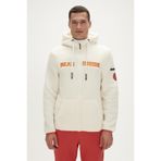 Bad Bear Shaggy Plush Full-Zip Marshmallow Beyaz Peluş Erkek Kapüşonlu Sweatshirt